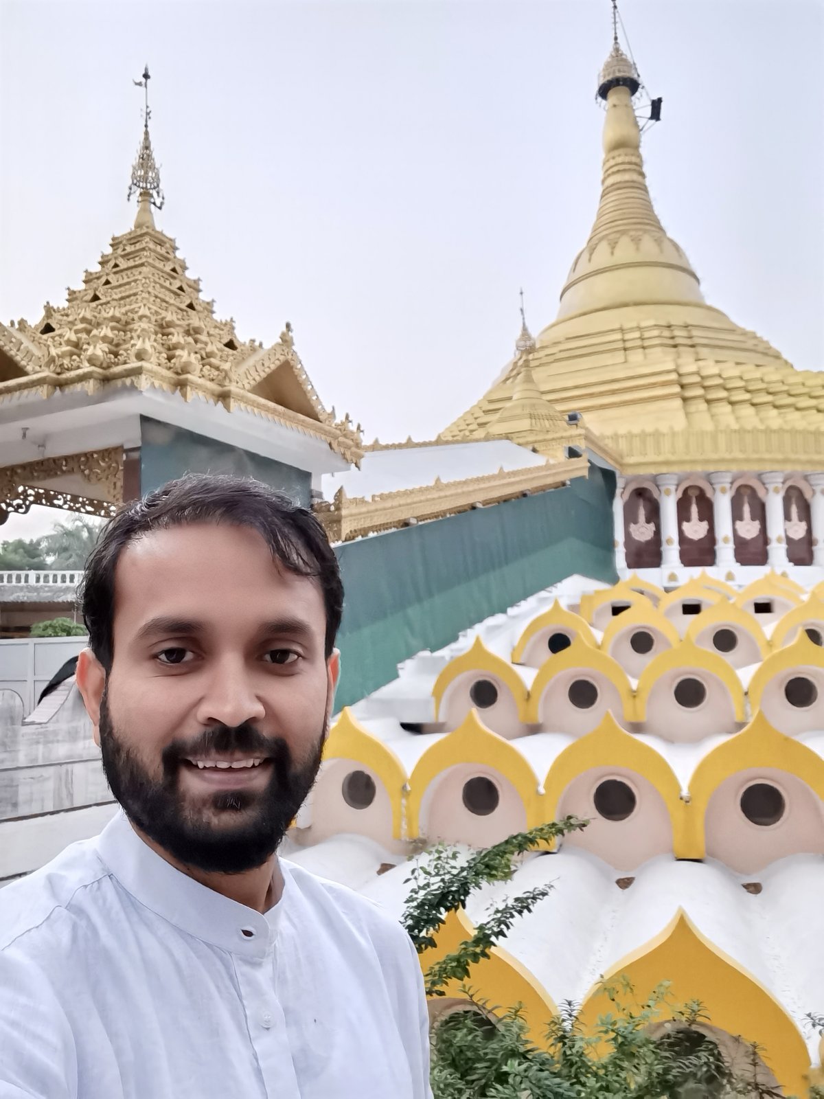 Piyush at the Global Vipassana Pagoda, Gorai
