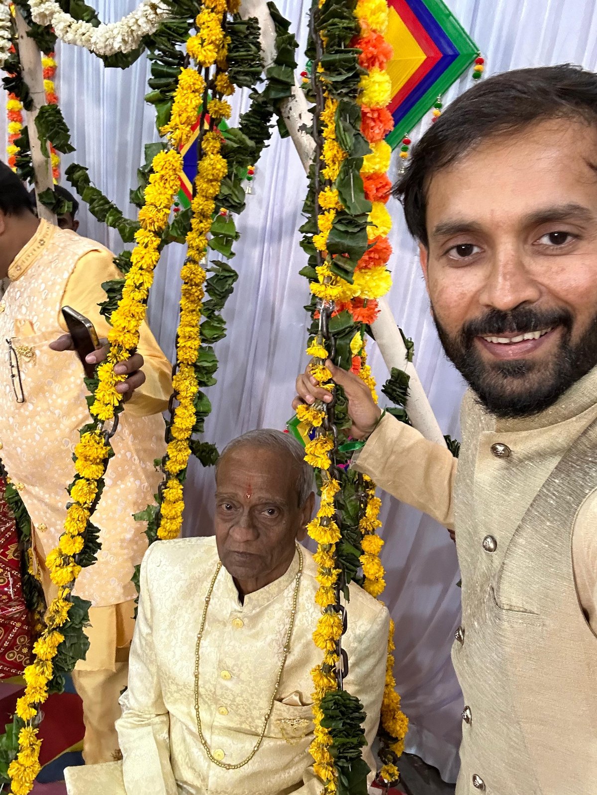 Shankarlal Taori, mentor and maternal uncle of Piyush Somani